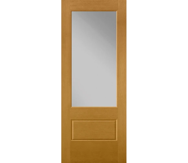 Duluth 3 Quaters Light Fiberglass Entry Door