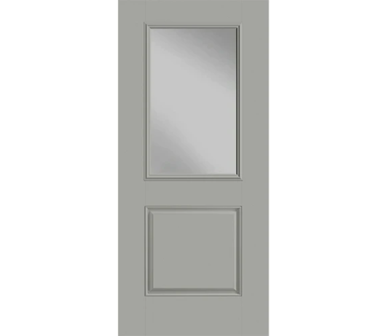 Duluth Half Light 1 Panel Fiberglass Entry Door