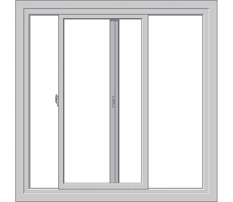 Duluth Pella Hurricane Shield Series Vinyl Sliding Window